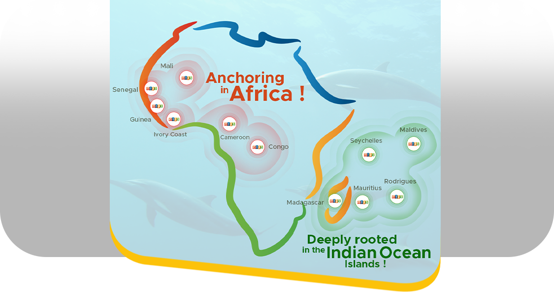 regional presence of mips in Mauritius, Madagascar, Maldives, Seychelles and Africa